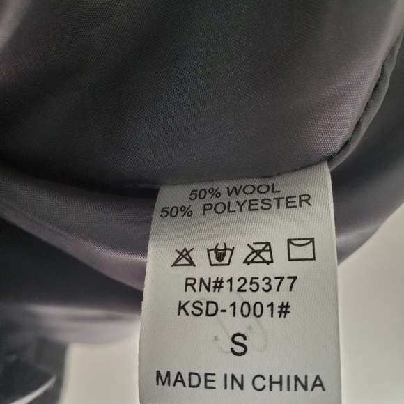 Emmelee Women's Wool Colorblock Sleeveless Gray & Magenta Dress with Pockets - Picture 11 of 16